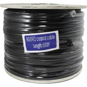 STR RG59/305 ΚΑΛΩΔΙΟ ΚΑΜΕΡΑΣ ΜΑΥΡΟ 305m