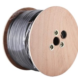 STR RG59+2x0.5/305 ΚΑΛΩΔΙΟ ΚΑΜΕΡΑΣ ΜΑΥΡΟ
