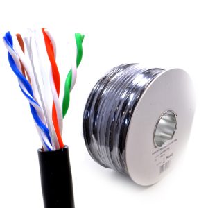 OEM CAT5Ε/PET/305 UTP CCA ΑΝΘΥΓΡΟ ΚΑΛΩΔΙΟ ΔΙΚΤΥΟΥ ΜΑΥΡΟ 300M