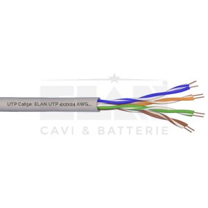 ELAN  CAT5E/305 UTPCAT5E ΚΑΛΩΔΙΟ ΔΙΚΤΥΟΥ ΓΚΡΙ 305M